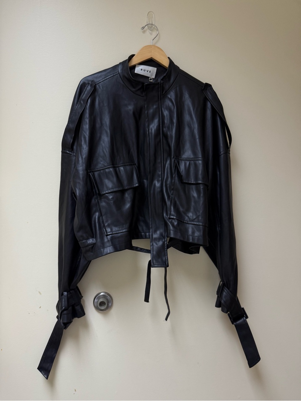 NWOT 🌑 RUVE oversized Cliva Jacket🌑 - Picture 5 of 10
